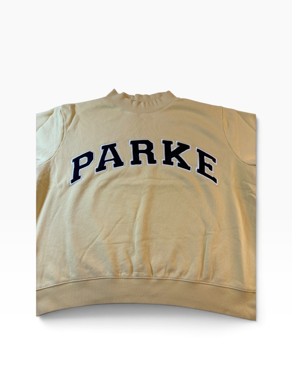 PARKE Cake Batter Varsity Mockneck - Birthday Collection - Size L/XL - Picture 4 of 11